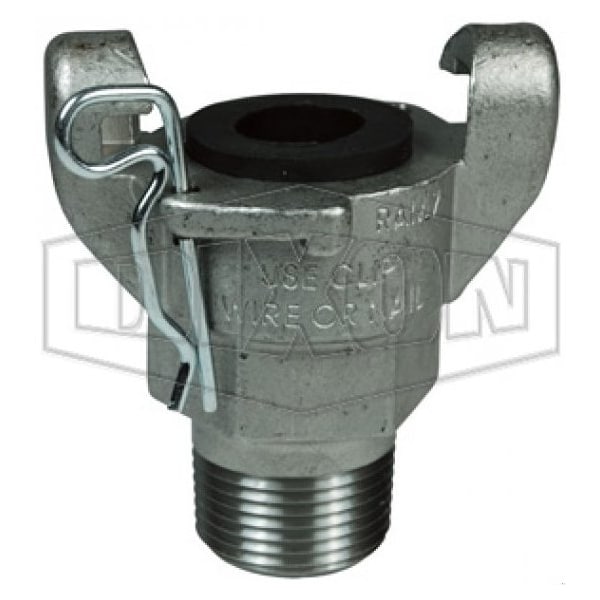 Air King Universal Hose End, 3/8 in, MNPT, 316 SS, Domestic